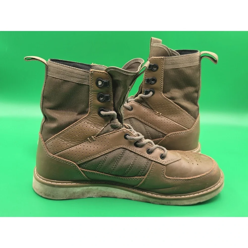 VIKTOS 1911 Retro Boots Men 9 Coyote Brown Vibram Sole Water Resistant Tactical
